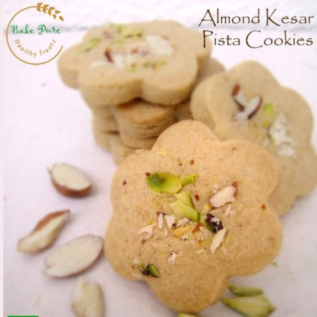 Almond Pista Cookies