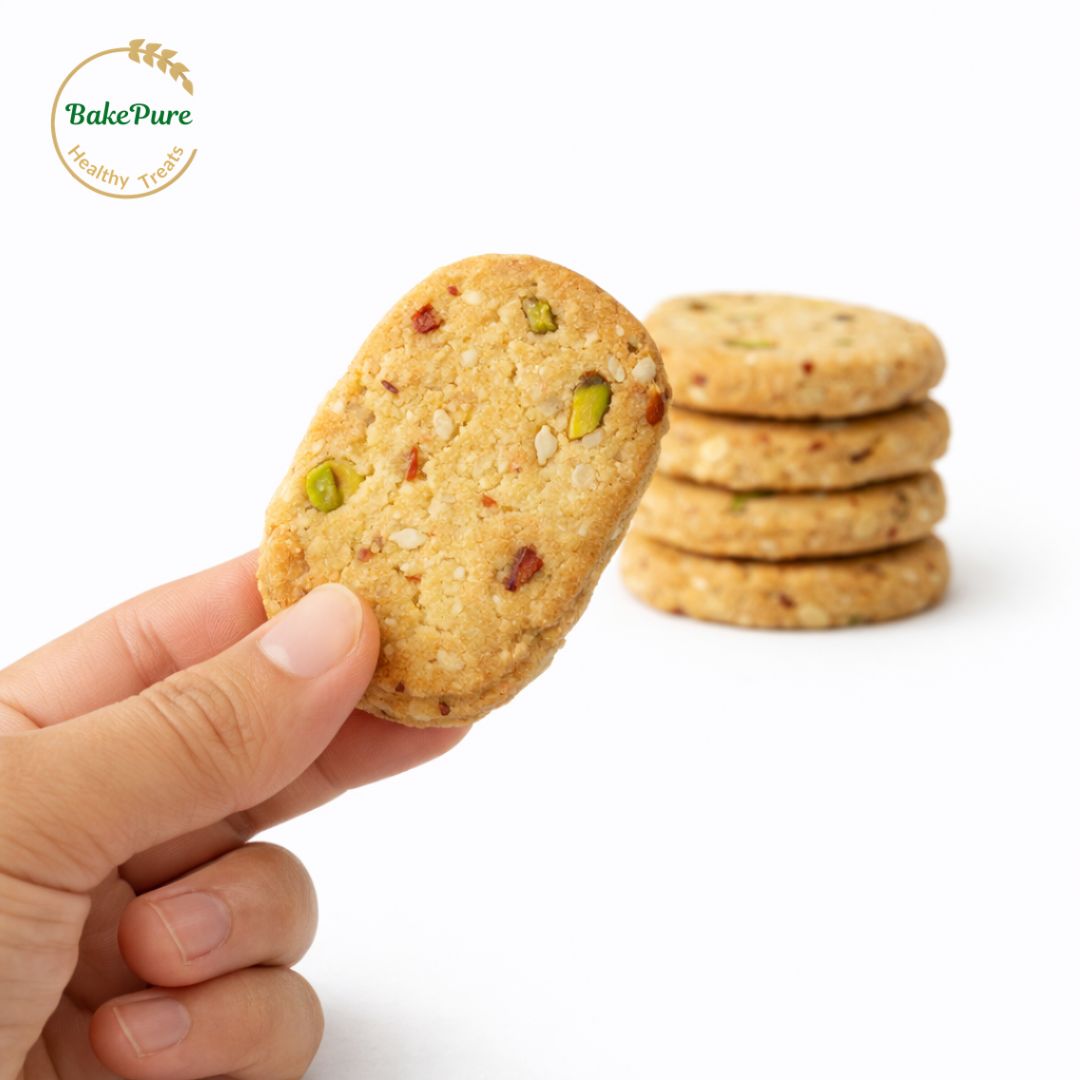 Almond Pista Cookies
