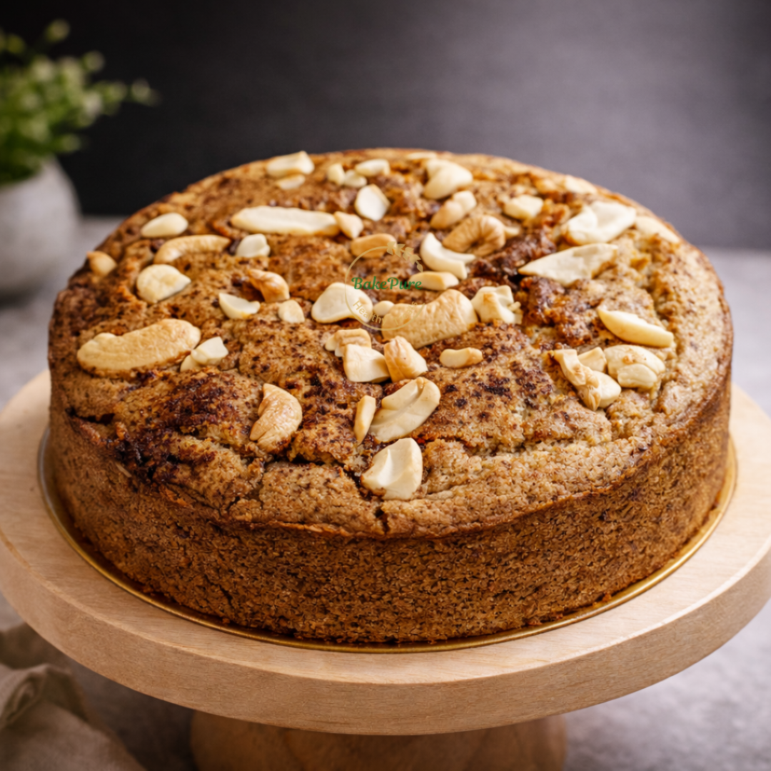 Coffee & Cashew Sponge Cake