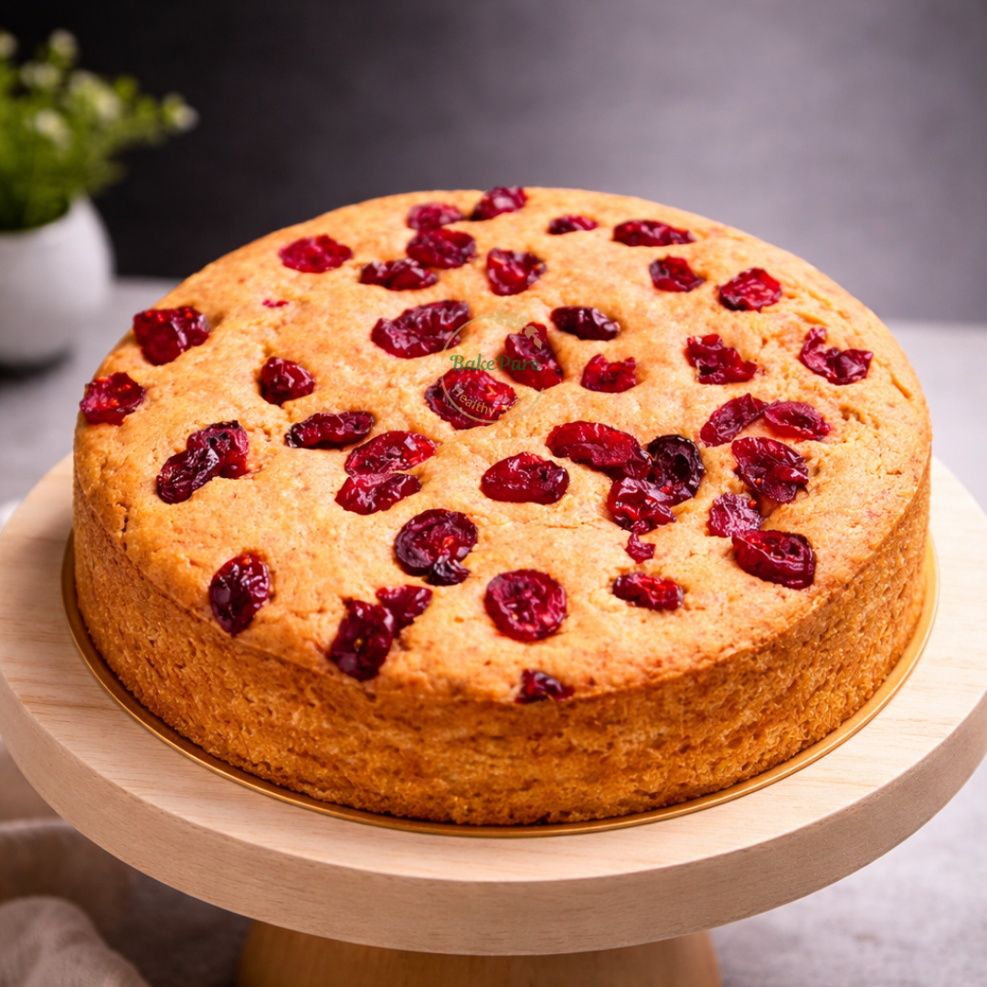 Lemon & Cranberry Sponge Cake