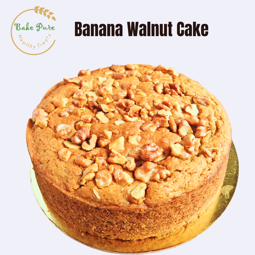 Banana Walnut Sponge Cake