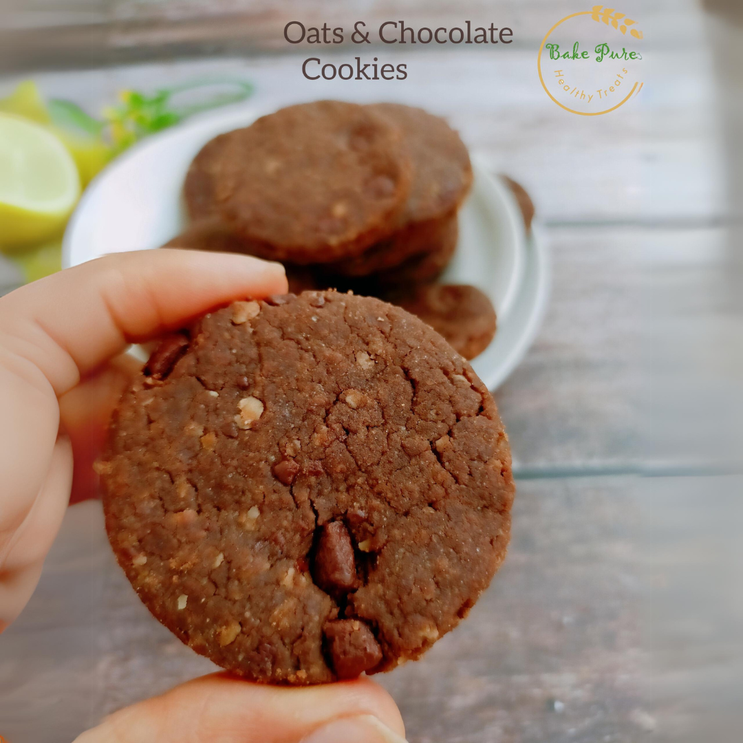 Oats and Chocolate Cookies