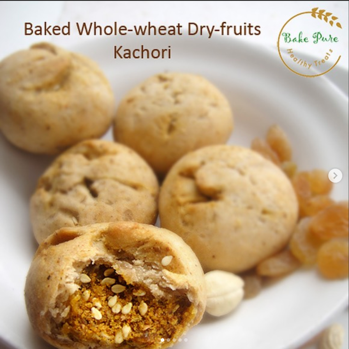 Dry-fruit Baked Kachori