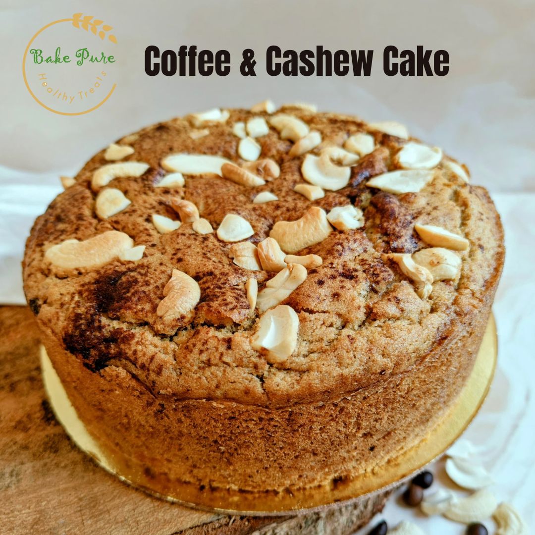 Coffee & Cashew Sponge Cake