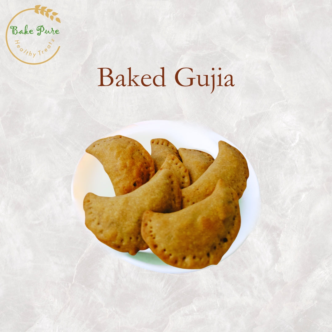 Baked Gujiya with Premium Ingredients