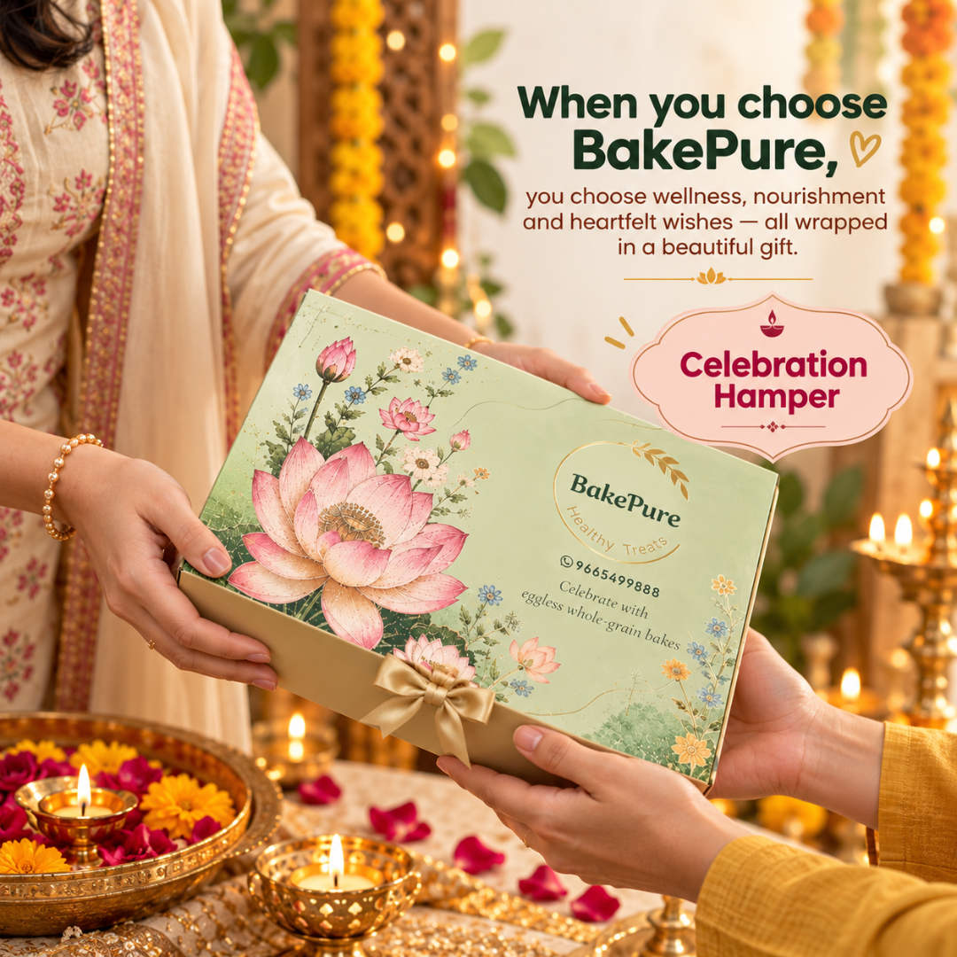Gifting the Diwali Celebration Hamper - BakePure Diwali
