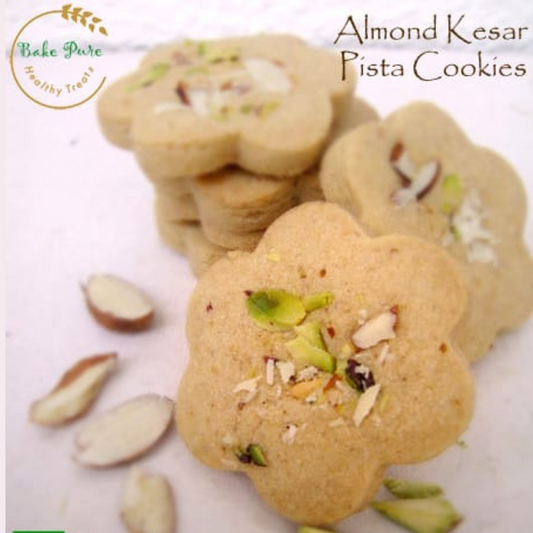 Almond Pista Cookies