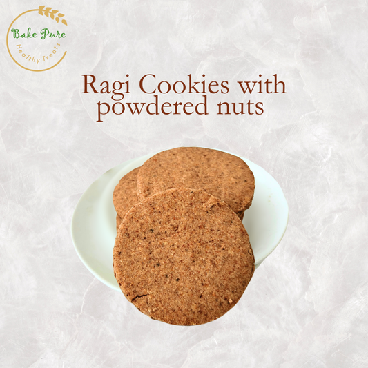 Ragi with Powdered Nuts Cookies