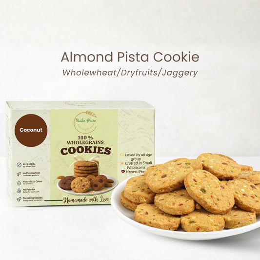 Almond Pista Cookies