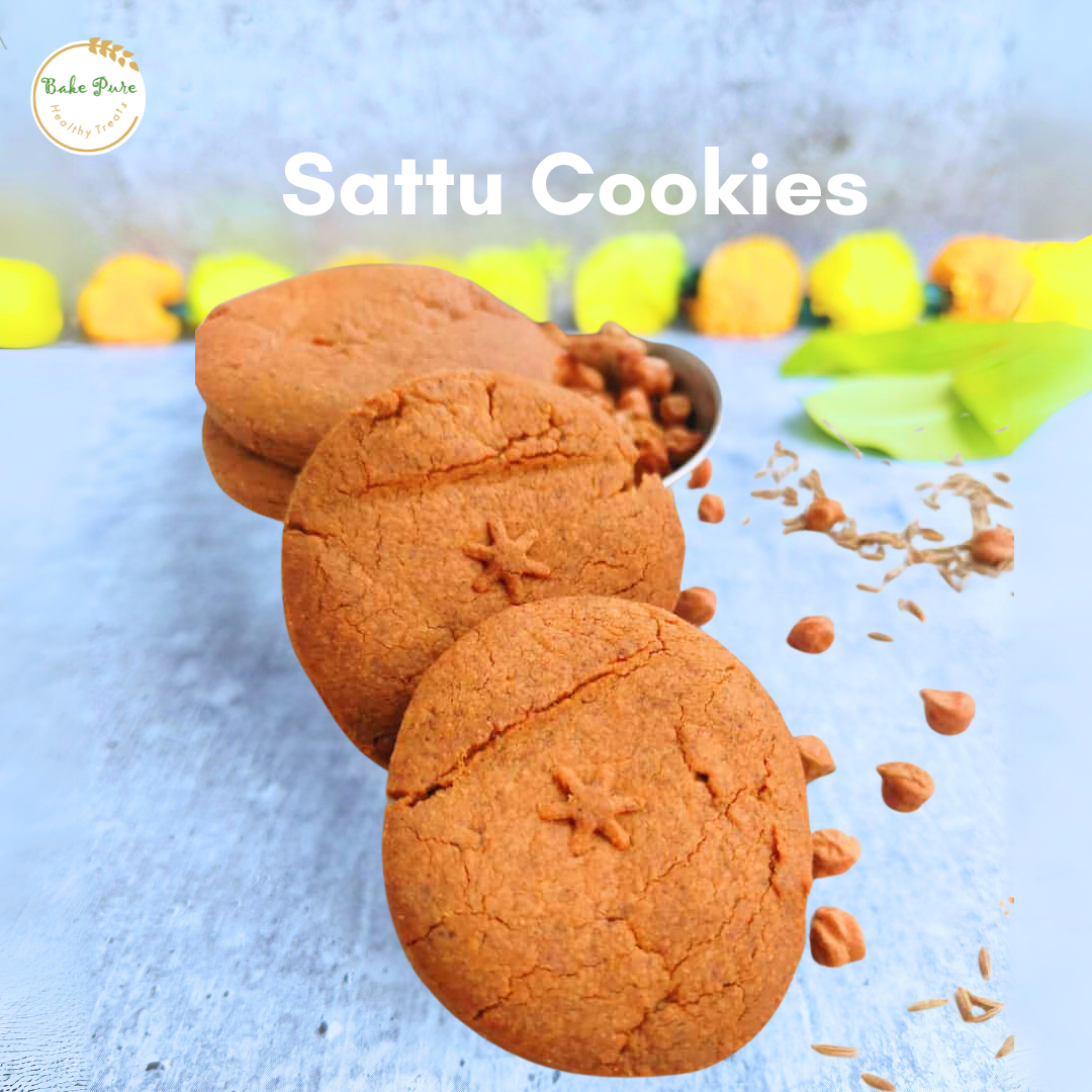 Sattu Dry Roasted Gram Cookies