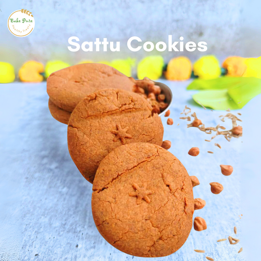 Sattu Dry Roasted Gram Cookies