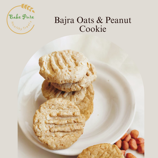 Bajra Oats Peanut Butter Cookies