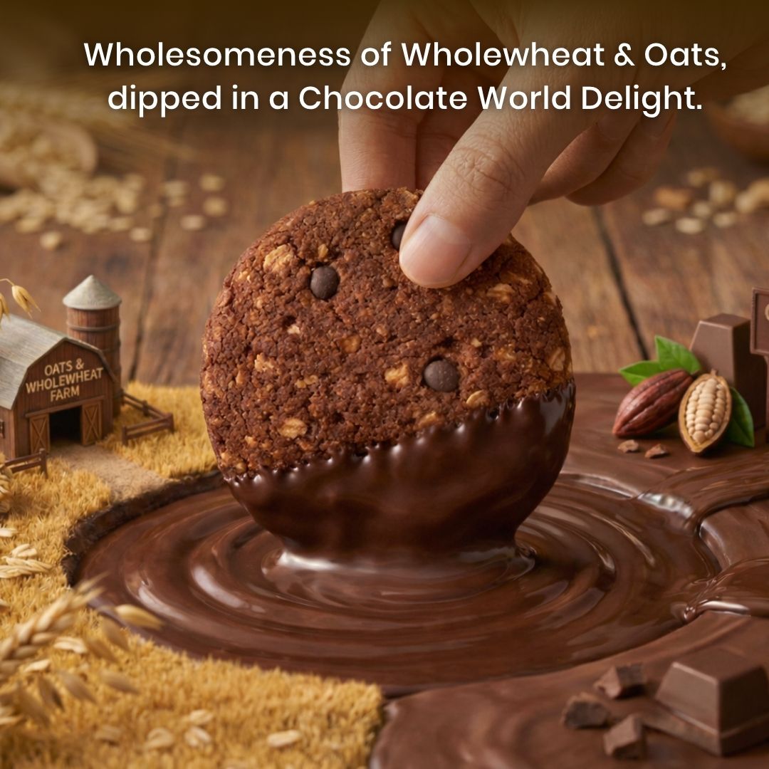 Oats and Chocolate Cookies