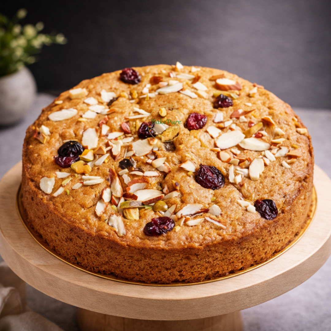Nuts & Raisins Sponge Cake