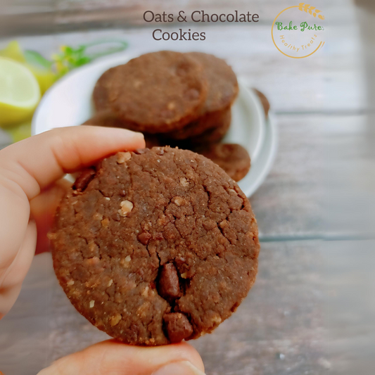 Oats and Chocolate Cookies