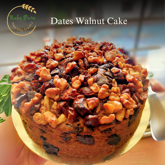 Dates Walnut Cake