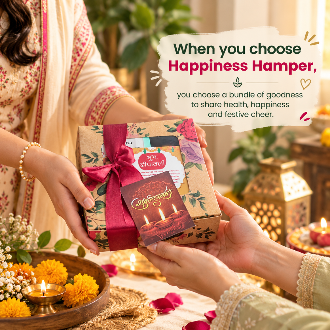 Gifting the Diwali Happiness Hamper - BakePure Diwali